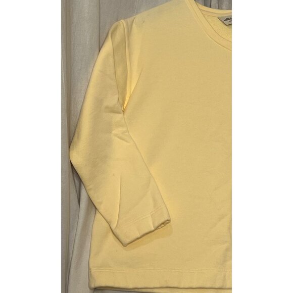 Eddie Bauer Womens V-Neck Pullover Sweater Bundle Medium Pink Yellow Cotton flaw - Picture 16 of 16